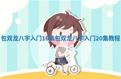 包双龙八字入门16集_包双龙八字入门20集教程