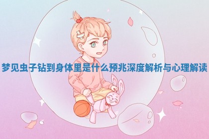 梦见虫子钻到身体里是什么预兆深度解析与心理解读