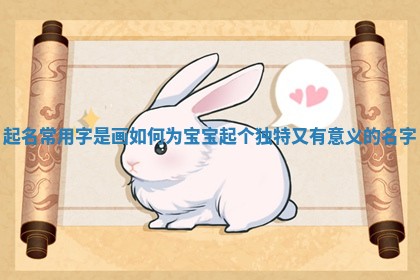 起名常用字是画如何为宝宝起个独特又有意义的名字 起名常用字是画如何为宝宝起个独特又有意义的名字